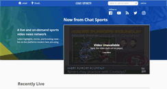 Desktop Screenshot of chatsports.com